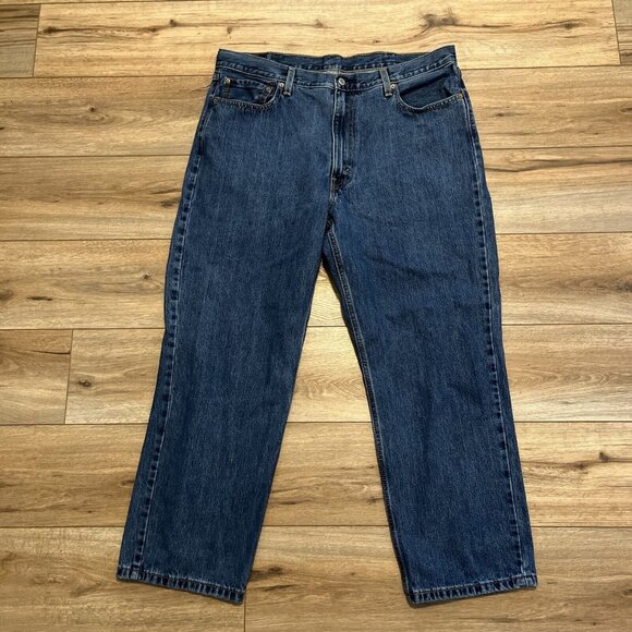Men's Levis 550 Relaxed Fit Denim Jeans SIZE 40x30 Blue Cotton Modern Red Tab - Picture 1 of 12
